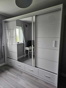 Wardrobe SYCYLIA 253cm White