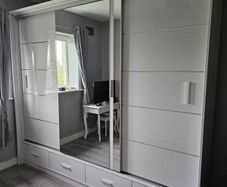 Wardrobe SYCYLIA 253cm White