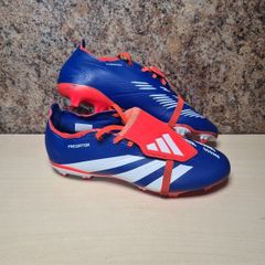 ADIDAS PREDATOR League Fold-Over Tongue Firm Ground Football Boots BLUE size UK 7 EU 40.5