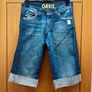 Oasis dark denim shorts jorts Image 2