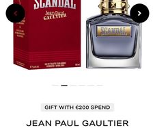 JPG SCANDAL 100ml parfum for him