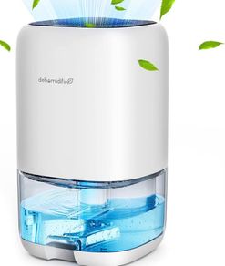 Dehumidifier 1000ml, Dehumidifiers for Home, Auto Off&Coloured LED Light, Peltier Technology Update, Portable and Ultra Quiet, Dehumidifiers for Drying Clothes, Bedroom, Bathroom, Wardrobe (FREE POSTAGE)