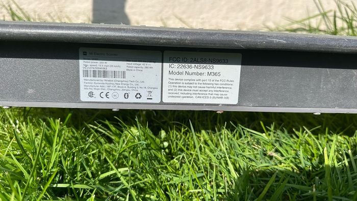 M365 Scooter (no power)