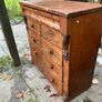 antique chest  of drawers Image 4