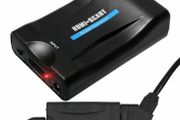 1080P SCART to HDMI-compatible Video Audio Upscale Converter Adapter for HDTV Sky Box STB Plug for HD TV DVD PS3 PS4