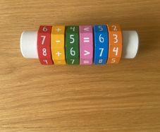 Maths on a roll educational toy