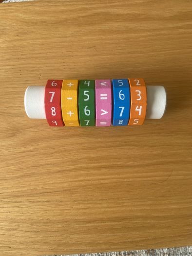 Maths on a roll educational toy