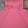 H&M coral skater dress size uk8 Image 3