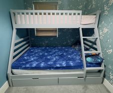 Triple Bunk bed with mattress