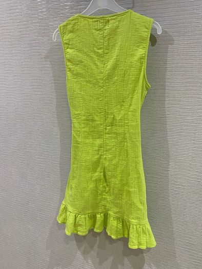 lime green dress