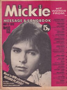 Mickie Songbook May 1973 Donny Osmond