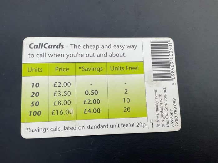 Telecom Eireann Irish culture themed callcards 1996