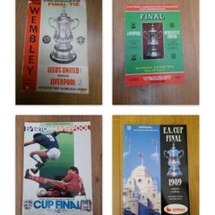 liverpool winning FA Cup Final programmes