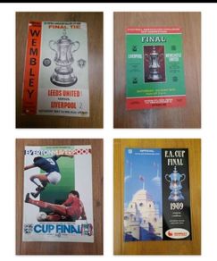 liverpool winning FA Cup Final programmes
