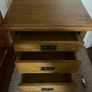 Solid Wood 3-Drawer Bedside Table Image 3