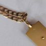 14 k / ct Gold Chain / Necklace with Pendant Mary with Baby Jesus Image 3