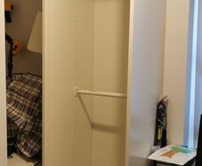 IKEA Pax Wadrobe (50cm width) and Navy Door
