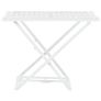 Folding Clothes Dry Rack White Plastic Image 2