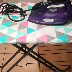 Iron and ironing board