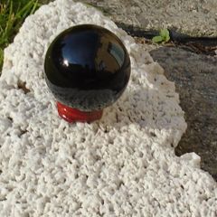 Black Obsidian sphere,Crystals,Crystal healing,Divination,Black Obsidian