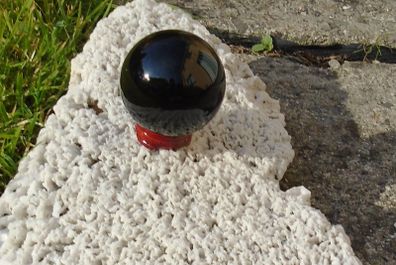 Black Obsidian sphere,Crystals,Crystal healing,Divination,Black Obsidian