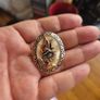 Vintage Cameo Butterfly Brooch Image 4