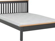main image for ad Monaco 4'6" Bed Low Foot End in White And Antique Pine