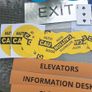 Hospitality signs and stickers, all new, D18 post 6e Image 2