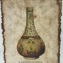 Vintage framed painting  'Chinese Tassel vase' Image 3