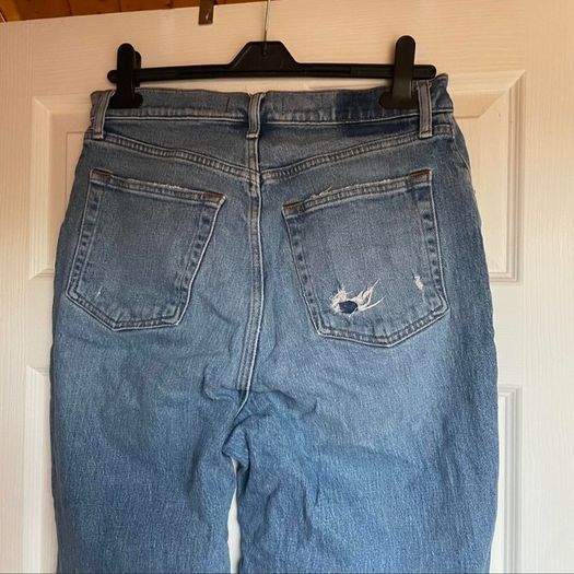 Abercrombie & Fitch Curve Love Ultra High Rise 90s Straight Jeans W31/UK12-14 Long