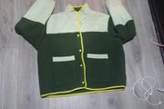 women's green sherpa northface jacket