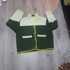 women's green sherpa northface jacket