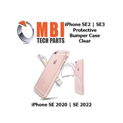 iPhone SE 2020 SE 2022 Silicone Protective Case Gel Clear TPU Back Shock Proof Cover SE2 SE3