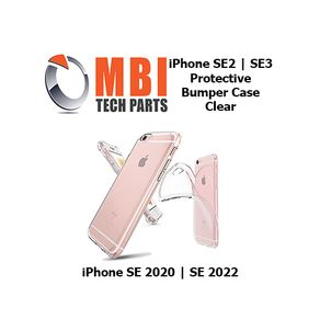 iPhone SE 2020 SE 2022 Silicone Protective Case Gel Clear TPU Back Shock Proof Cover SE2 SE3
