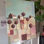 Original Artwork on Canvas - Modern Abstract Landscape Image 3