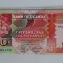 Uganda Banknote + Coins + Stamp collector set vintage currency Image 4
