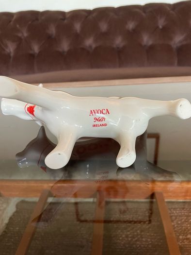 Vintage Ceramic Glazed Jersey Milk Jug Avoca Nest Ireland