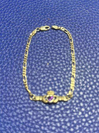 Sterling Silver Claddagh Bracelet