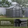 6 x 6FT Polycarbonate Greenhouse Image 6
