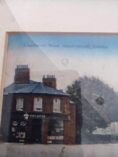Set Of 2 Framed old Pictures Of Sandymount Green And Claremont Rd. Sandymount Dublin.