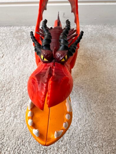 How To Train Your Dragon HookFang Dragon Blaster Action Figure 35 cm. Damaged Head Used Please see photos