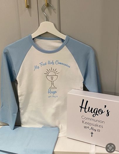 Personalised Communion pjs for boys & girls
