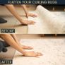 10 Pcs Non Slip Reusable Rug Grippers for Laminate & Wooden floor - Washable Anti Slip Rug Underlay Carpet Grippers Strips - Compatible with Hard, Tiled, Marble Floors Image 3