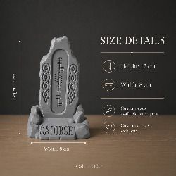 Personalised Irish Ogham Standing Stone  Custom Celtic Name Gift
