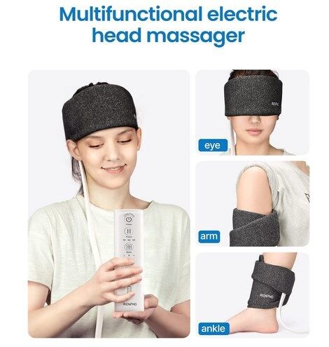 RENPHO Electric Head Massager with Heat, Compression Headache/Migraine Relief