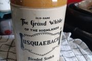 Vintage whiskey flaggon