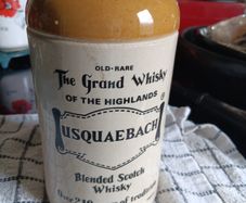 Vintage whiskey flaggon