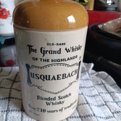 Vintage whiskey flaggon