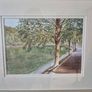 Premium Custom Framed Original Watercolor Wood Cushion Profile Frame Image 2