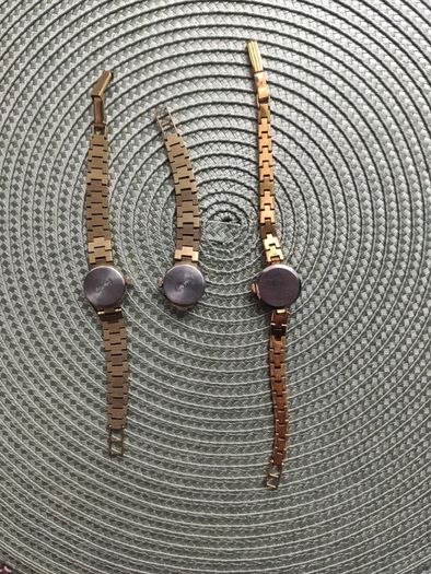 Vintage 1980s Ladies Mechanical Watches (Chaika & Zaria) - Lot of 3